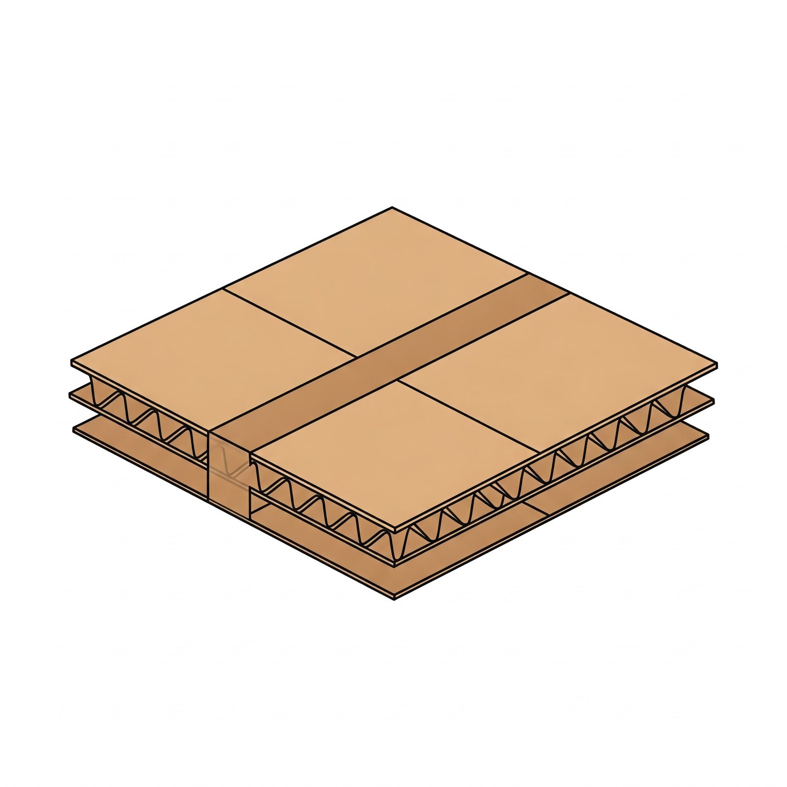 Corrugated Box 3-Ply